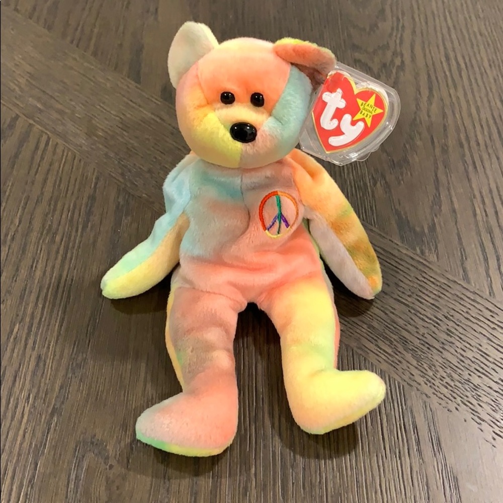 Peace ty Beanie Baby original RARE 1996